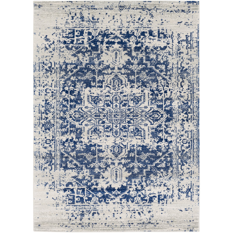 Hillsby Oriental Beige/Blue Area Rug & Reviews AllModern